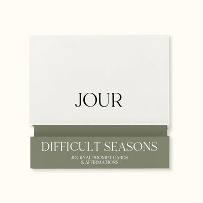 ‘Jour Studio’s’ Journal Prompt Cards & Affirmations - Assorted – Difficult Seasons