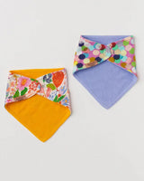 ‘Kip & Co’ Fun Times Organic Cotton Dribble Bibs-House of Holabox