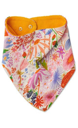‘Kip & Co’ Fun Times Organic Cotton Dribble Bibs-Flower Love-House of Holabox