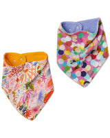 ‘Kip & Co’ Fun Times Organic Cotton Dribble Bibs-House of Holabox
