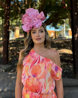 Kit Floral Satin Maxi Event Dress 