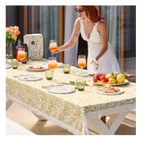 ‘Kollab’ Fringed Tablecloth-House of Holabox