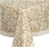 ‘Kollab’ Fringed Tablecloth-Sorrento Bloom-House of Holabox