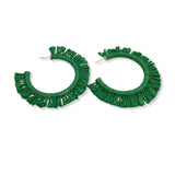 Large Raffia Hoops-House of Holabox