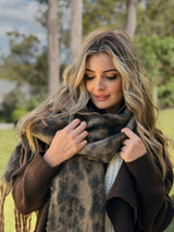 Larissa Leopard Scarf-House of Holabox