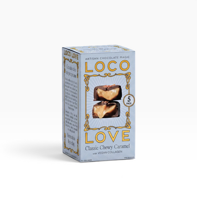 Loco Love Chocolate | 5 Packs (Assorted Flavours) – Classic Chewy Caramel