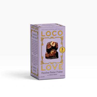 Loco Love Chocolate | 5 Packs (Assorted Flavours) – Hazelnut Butter Praline