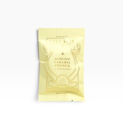 Loco Love Chocolate | Truffle Bar Singles – Almond Caramel Crunch