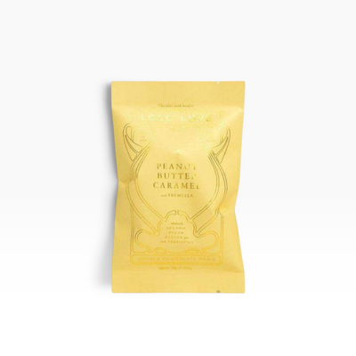 Loco Love Chocolate | Truffle Bar Singles – Peanut Butter Caramel