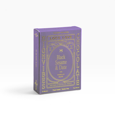 Loco Love Chocolate | Twin Packs – Black Sesame & Date