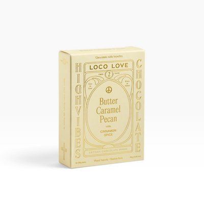 Loco Love Chocolate | Twin Packs – Butter Caramel Pecan