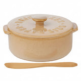 Loire Cer Brie Baker Dish-Natural-House of Holabox