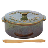 Loire Cer Brie Baker Dish-Olive-House of Holabox