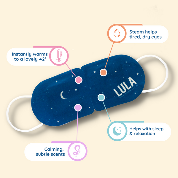 'Lula' Self-Warming Eye Masks - Grapefruit