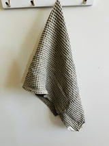 'Mama and Tochter' 100% Organic Cotton Rustic Waffle Tea Towel - Khaki-House of Holabox