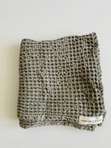 'Mama and Tochter' 100% Organic Cotton Rustic Waffle Tea Towel - Khaki-House of Holabox