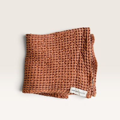 Mama and Tochter | Organic Cotton Waffle Tea Towel – Terracotta
