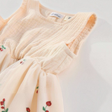 ‘MaMer’ Little Cherries Sienna Cherries Tuttu Rompers-House of Holabox