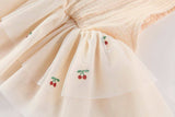 ‘MaMer’ Little Cherries Sienna Cherries Tuttu Rompers-House of Holabox