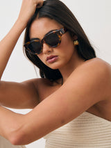 Mielli Cat Eye Sunglasses - Tort-House of Holabox
