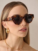 Mielli Cat Eye Sunglasses - Tort-House of Holabox