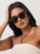 Mielli Cat Eye Sunglasses - Tort-House of Holabox
