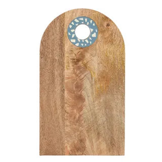 Mila Wood Serve Boards - Assorted – Blue