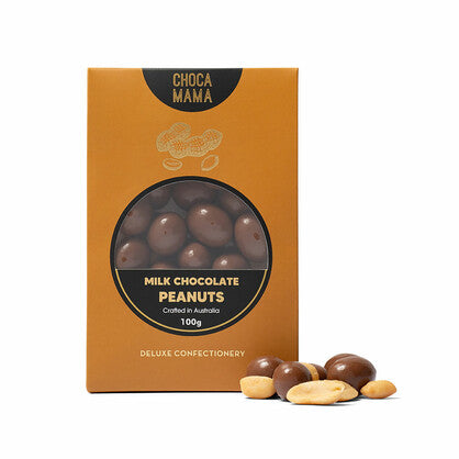 'Chocamama' Milk Chocolate Peanuts 100g