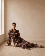 Monaco Deco Maxi Dress