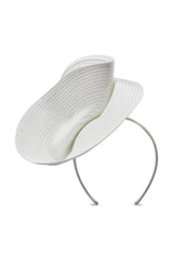 Morgan & Taylor - Alexia Fascinator in White -House of Holabox