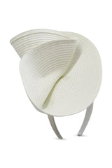 Morgan & Taylor - Alexia Fascinator in White -House of Holabox