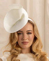 Morgan & Taylor - Alexia Fascinator in White -House of Holabox