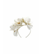 Morgan & Taylor  Devon Headpiece In White