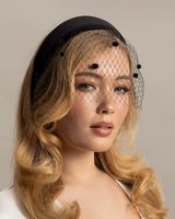 Morgan & Taylor Lilah Veil Headband -House of Holabox