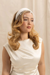 Morgan & Taylor Lilah Veil Headband -House of Holabox