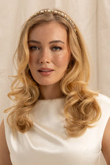 Morgan & Taylor - Sabine Headband in Gold -House of Holabox