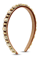 Morgan & Taylor - Sabine Headband in Gold -House of Holabox