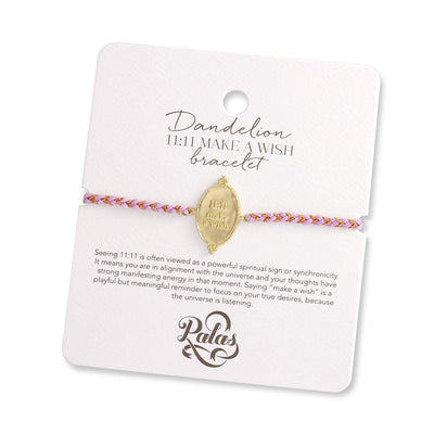 Palas Jewellery Lotus Manifest Bracelet Collection – Dandelion ‘11:11 make a wish’