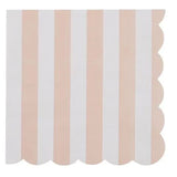 Paper Napkins - Assorted Designs-Carnival - Pink Stripe-House of Holabox