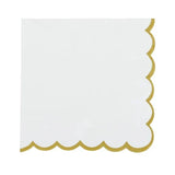 Paper Napkins - Assorted Designs-Halcyon Ivory/Gold-House of Holabox