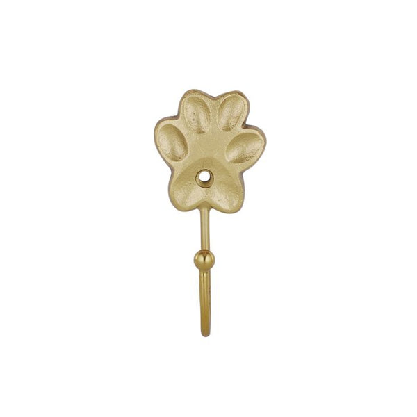 Paw Metal Wall Hook Gold