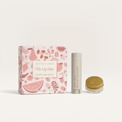 Stray Willow | Silk Lip Duo – Peaches & Cream