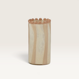 Pettine Stripe Glass Vases - Small or Large-Small-House of Holabox