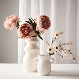 Pilu w/ears White Vase-House of Holabox