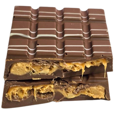 ‘Poppy's Chocolate’ - Caramel Peanut Crunch Bliss Block