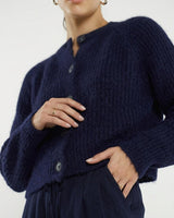 Posie Fluffy Cardi - Navy