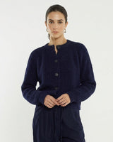 Posie Fluffy Cardi - Navy