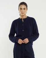 Posie Fluffy Cardi - Navy