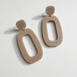 Riley Dangle Earrings lightweight minimalist acrylic with surgical steel studs