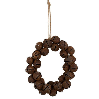 Rusty Nut Bell Wreath